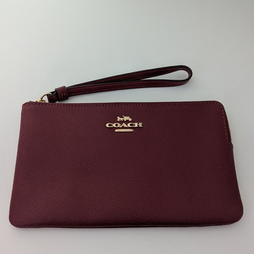 Red Coach Wristlet